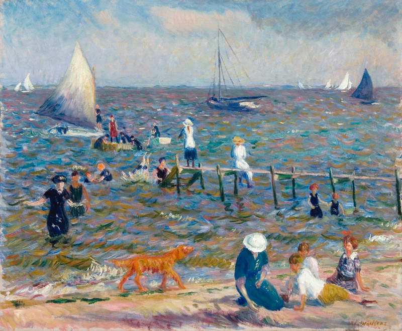 The Little Pier de William James Glackens