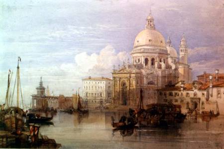 Santa Maria della Salute from the Grand Canal, Venice de William Leighton Leitch