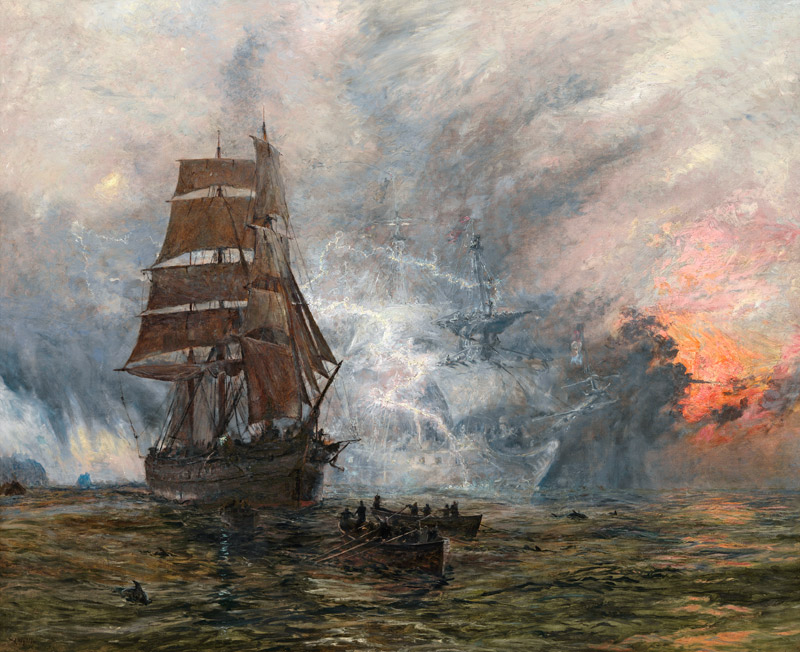 The Phantom Ship de William Lionel Wyllie