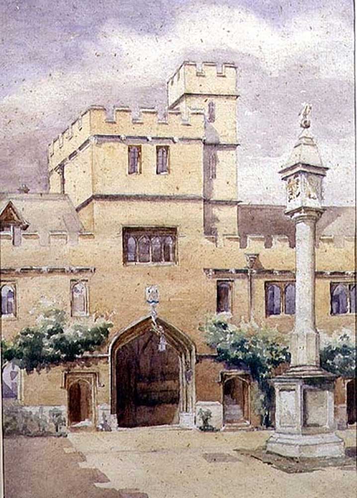 The Front Quad, Corpus Christi College, Oxford de William Nicholson