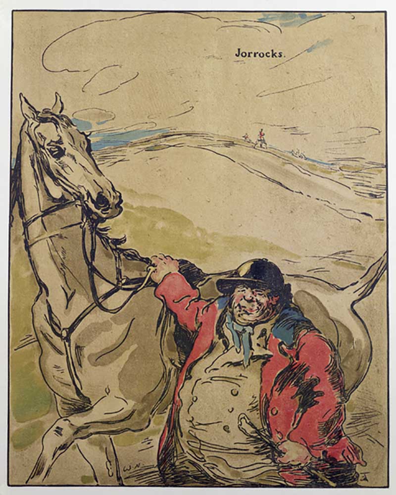 Mr Jorrocks, illustration from Characters of Romance, first published 1900 de William Nicholson