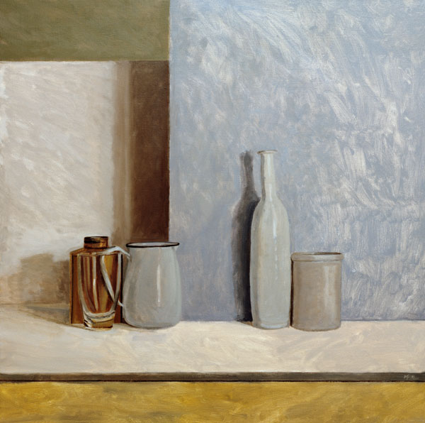 Pale Grey and Blue (oil on canvas)  de William  Packer