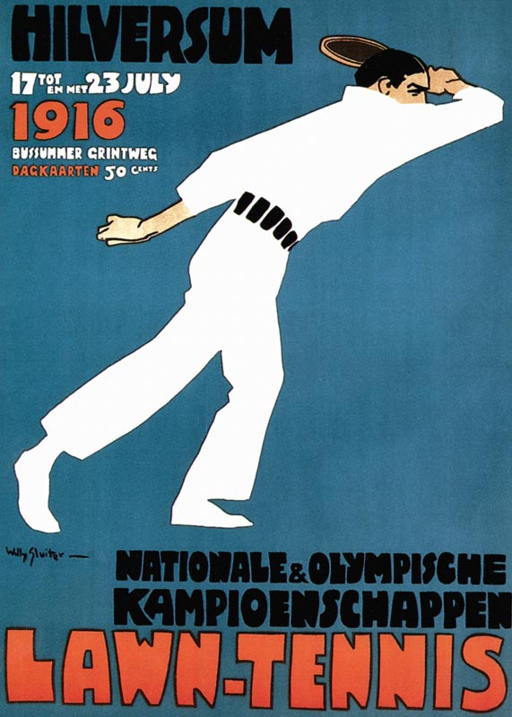 National & Olympic Campaigns - Lawn Tennis de Willy Sluiter