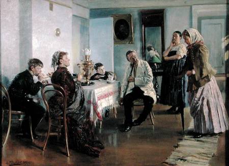 Hiring of a Maid de Wladimir Jegorowitsch Makowski