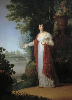 Portrait of Darya Alexeevna Derzhavina