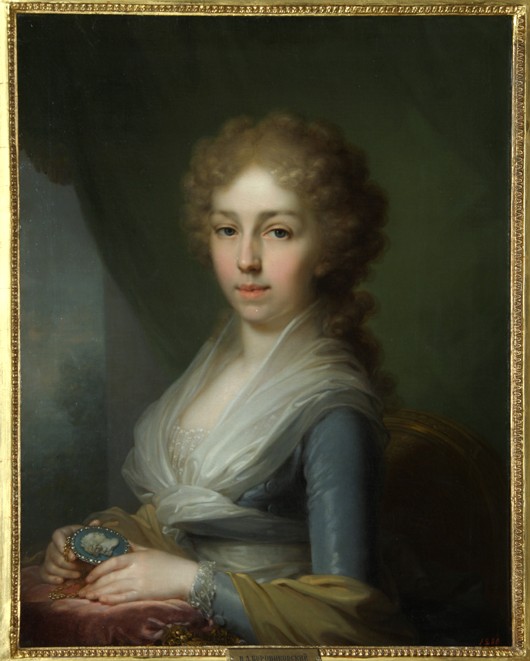 Portrait of Grand Duchess Elizabeth Alexeievna (1779-1826) de Wladimir Lukitsch Borowikowski