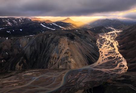 Icelandic Highlands Sunset