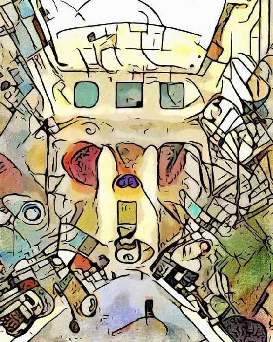 Kandinsky trifft Marseille, Motiv 8 de zamart