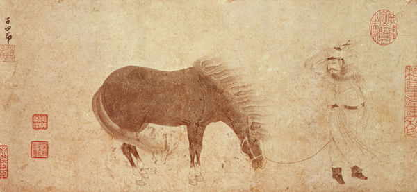 Horse and Groom in Winter de Zhao Mengfu Chao Meng-Fu or